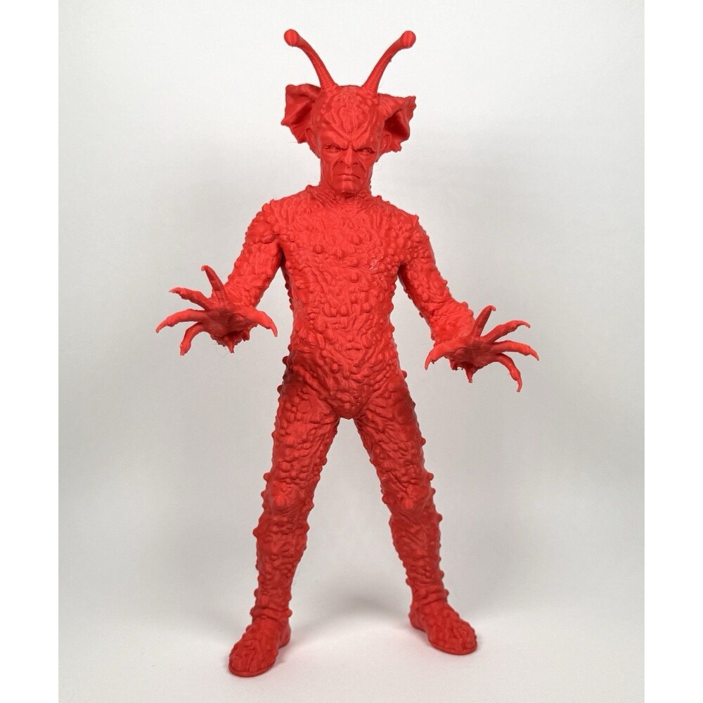 Voyage To The Bottom of The Sea Doomsday Island Giant Size 8.5” Red Alien Toy